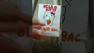 blind bag hello kitty 💖#asmr #unboxing #blindbag #squishy