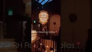 Need a nice date night in Dallas?  RH Rooftop📍#dallastx #upscale #bougie #fancy #food #travel