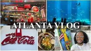 ATLANTA VLOG 2021| AQUARIUM | WORLD OF COCO COLA | FOOD + MORE