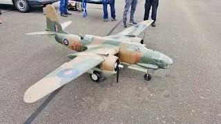 LARGE SCALE RC DOUGLAS BOSTON - TWIN LAZER 360V`s - STEVE AT BARKSTON HEATH - 2018