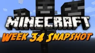 Снимки Minecraft - 12w34a - Wither Boss, рамки предметов, изменения окраски и многое другое!