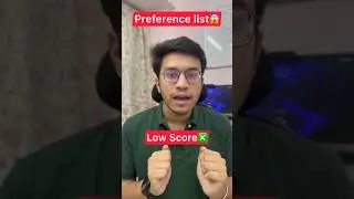 How to Make Preference list for DU? CSAS portal Registration 2024 Low score in CUET 2024 #cuet2024