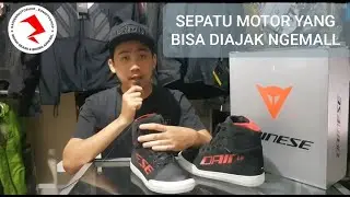 Review Sepatu Riding Anti Air Dainese York D-Waterproof