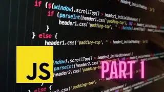 How To Program Like A Pro In Javascript(Part 1)
