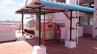 Commercial heat pump and solar water heater