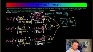 Chemistry - Stoichiometry - Empirical Formulas