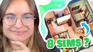 ☾ 8 sims dans le plus petit APPART ? 😱| Challenge - Sims 4 ☽