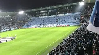 MFF-Chelsea EL 2019 Hymnen och Tifo