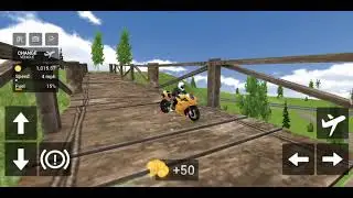 Flying motorbike simulator - gameplay android