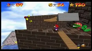 Super Mario 64 [4K] - Remaining RA - Red Challenge in the Fortress [NC]