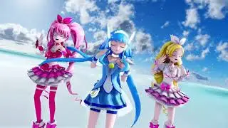 [MMD Precure] Cure Beauty.Cure Melody.Cure Rhythm - 선미 (SUNMI) 'You can't sit with us'