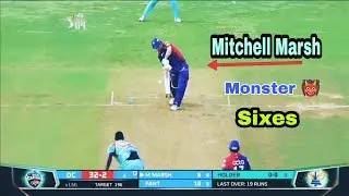 Mitchell Marsh Top 7 Monster 👹 Sixes In Cricket History Ever 🔥😱।। #cricket #monster #sixes #ipl