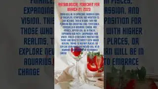 Unveiling the Most Unbelievable March 21, 2023 Horoscope Predictions!#shorts