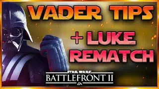 LUKE REMATCH & VADER TIPS!!! Star Wars Battlefront 2 Hero Showdown Episode 3