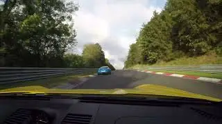 Porsche 911 T (992.1) chasing 911 GTS on Nordschleife