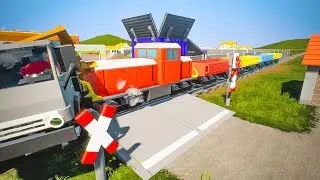 Bricksville Train Crashes #2 | Brick Rigs