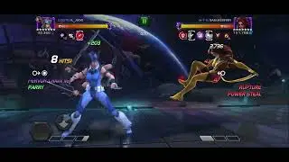 Marvel COC AW - 7* r3 Spiral VS 7* r4 Dark Phoenix node #43