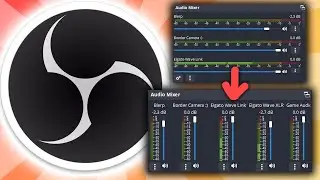 Vertical Audio Mixer In OBS Studio