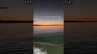 Do you prefer the sunrise or the sunset? #travel #sunrise #sunset #australia #pov #fyp #beach #sun