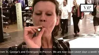 Stephen Singleton the first person EVER to sell Electric Cigarettes in Preston!