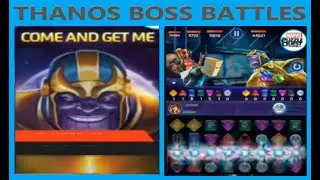 THANOS: Boss Battles! MPQ Come and Get Me Alliance Event (Marvel Puzzle Quest)