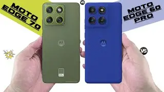 Moto Edge 70 Vs Moto Edge 60 Pro