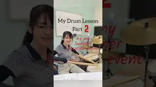 The World's Worst Drummer is born/ドラム体験レッスン/#drum #drumlessobeginner