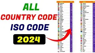All Country Code Number List, Country Name, Calling Code, ISO Code List #countrycodes