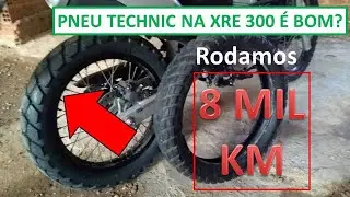 AVALIAÇÃO PNEU TECHNIC NA XRE300