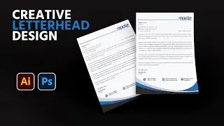letterhead design tutorial | adobe illustrator | adobe photoshop