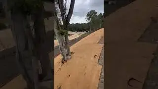 Coconut Coir Weed mat walk along main slope at our development site