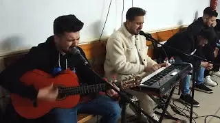 VIGILIA CON ISMAEL DE BARCELONA   EN LA IGLESIA DE LA MARIOLA CON PARTE DE LOS JOVENES DE LA MARIOLA