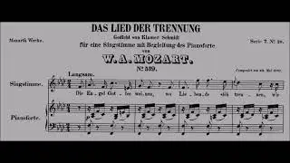W. A. Mozart - Das Lied der Trennung - KV 519