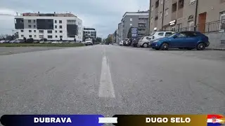Driving in Croatia #96 - Early Morning Drive from Dubrava (Vrbovec) to Dugo Selo