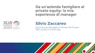 Silvio Zaccareo, Italy General Manager in Partner Pet Food e CEO Landini Giuntini Spa