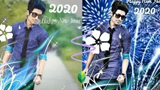 Happy New Year 2020 Photo Editing || Snapseed se Happy New Year ka photo kese bnaye #xeditor
