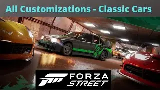 Forza Street - All Customizations for Classic Cars