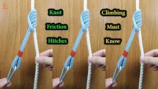 Knot Friction Hitches | Climbing MUST KNOW @9DIYCrafts