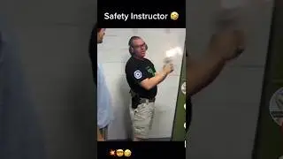 Firearms safety instructor fail😳🤯🔫 #gun #revolver #glock #9mm #extended #223 #556 #ar15 #trending