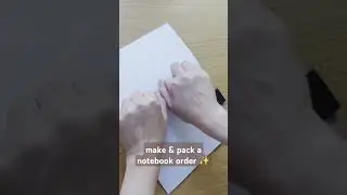 Make and pack a notebook order with me | Thank you Deborah