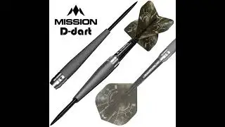 MISSION STEEL TIP DARTS - 22G Saturn TITAN 90% Tungsten Steel Dart Set (ARROW DART KELULI)
