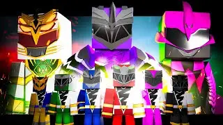 Os Novos POWER RANGERS - Power Rangers Dino Fury - O FILME MINECRAFT