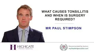 What causes tonsillitis and when is surgery required?