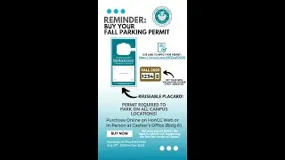 Get Your Fall 2025 Parking Permit!