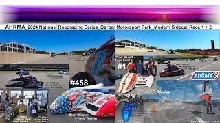 Modern Sidecar Race 1+2 _ Barber Motorsports Park _ 2024 AHRMA Barber Vintage Festival_ESSAFF Racing