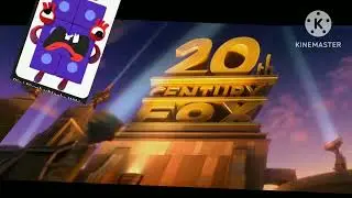 Dumb numberblock 6 destroy 20th century fox logo 