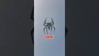 how to draw Spiderman LOGO #spiderman