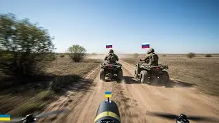 Ukrainian FPV Drone Strike Turns the Battlefield Into a Furnace