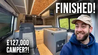 We Finished the Build – Campervan Reveal & Final Van Tour!
