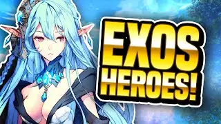 THIS NEW GACHA IS BEAUTIFUL!! EXOS HEROES GLOBAL DEBUT!!